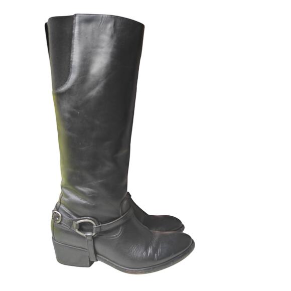 Ariat Classic Black Tall Heeled Boots - Picture 2 of 6